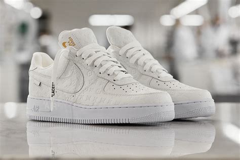 air force 1 louis vuitton white|Louis Vuitton af1 price.